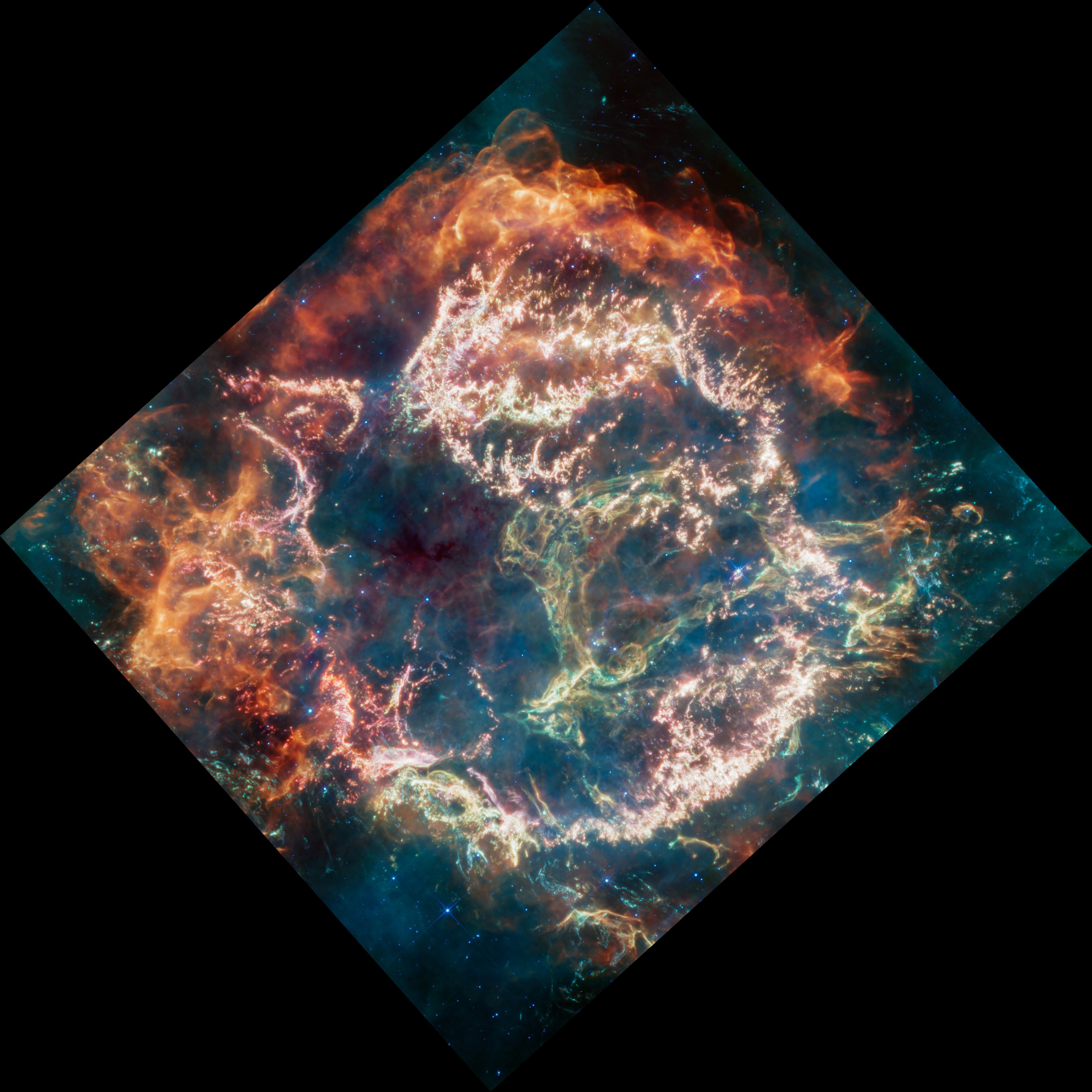 Cassiopeia A (MIRI Image)