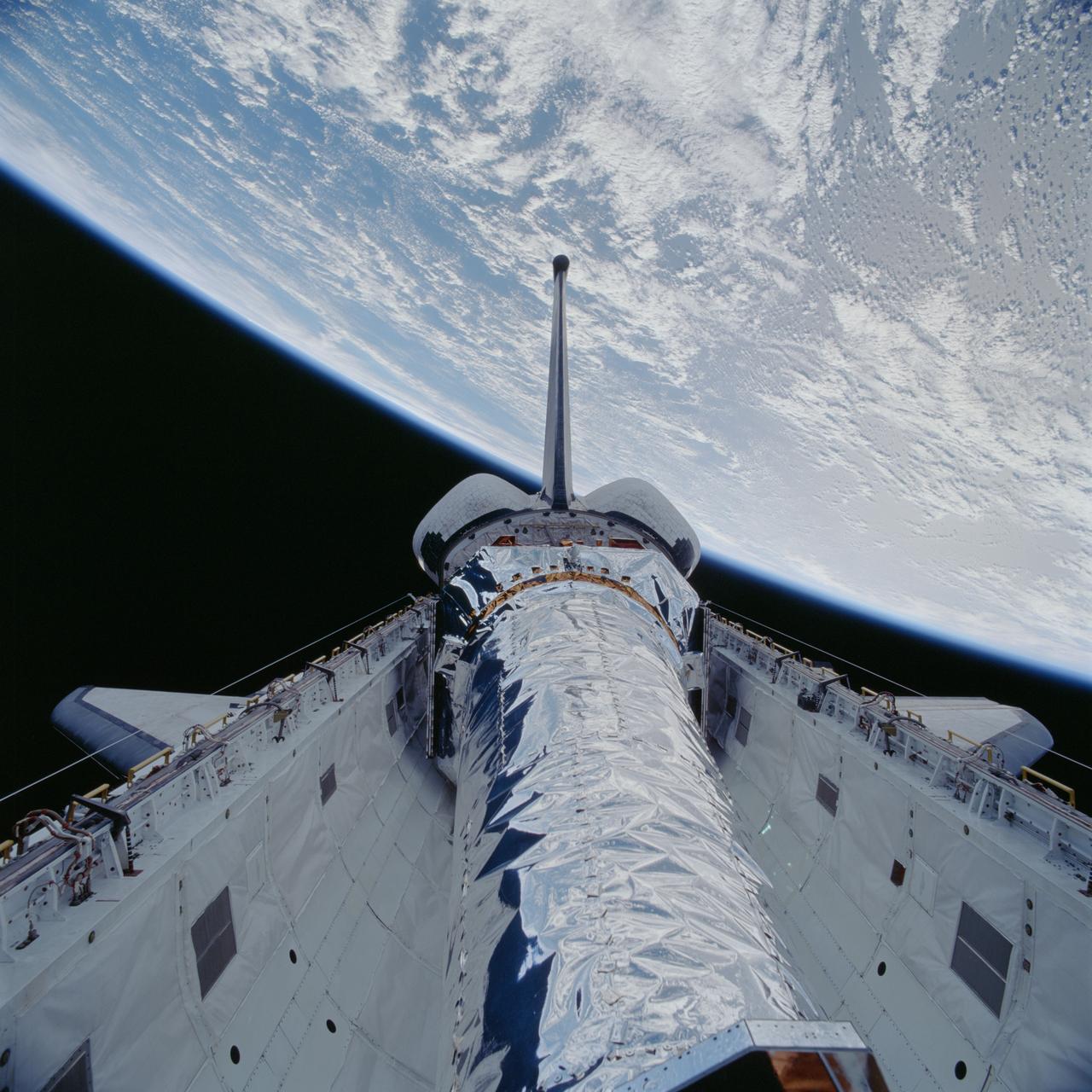 View of the Chandra Observatory before its deployment from Columbia PLB photography by guiiu on Glass Gallery