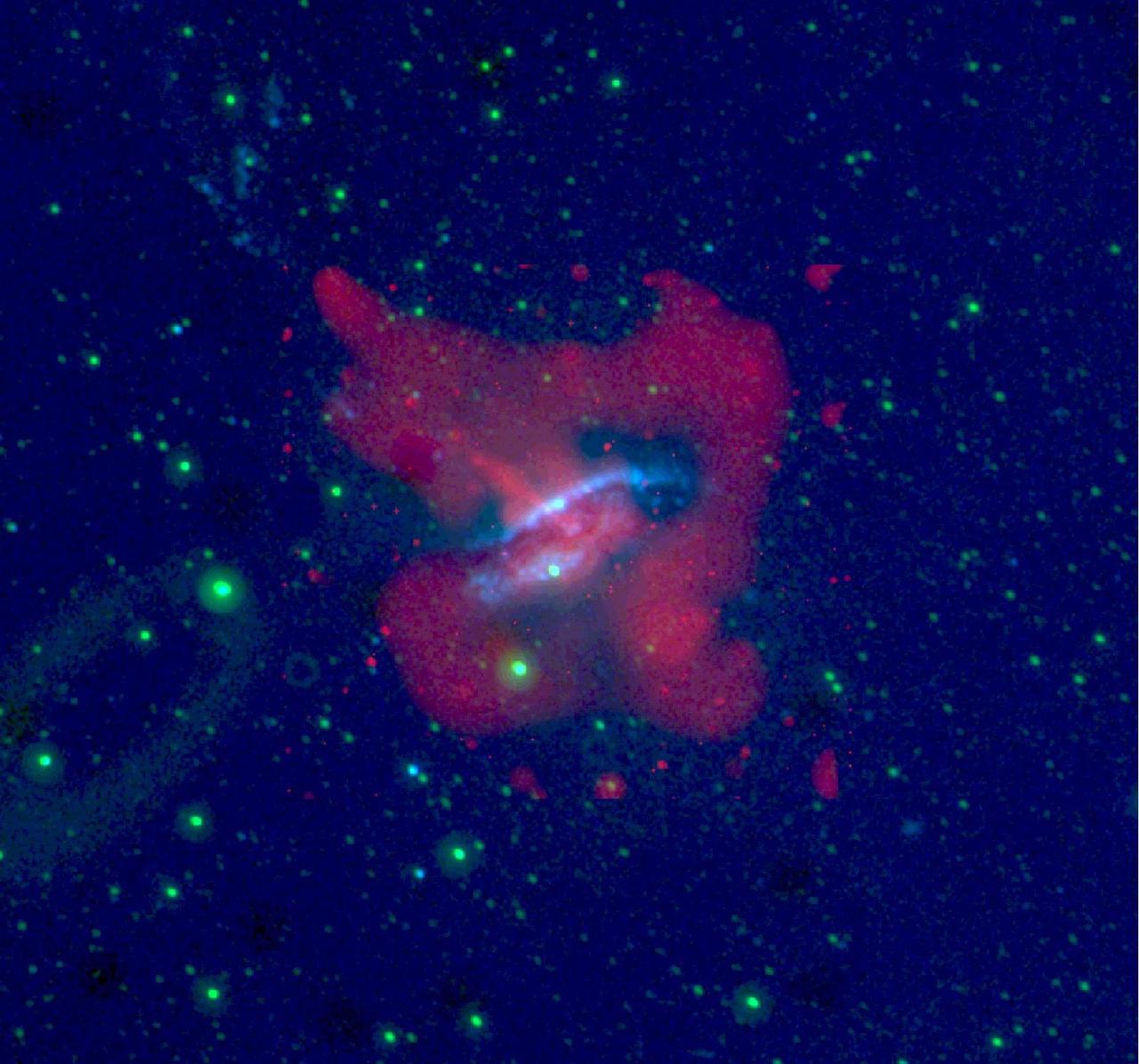 Galaxy Centaurus A photography by guiiu on Glass Gallery