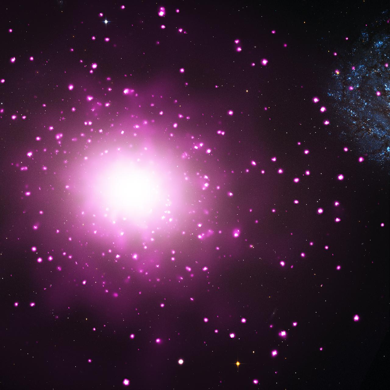 Hubble and Chandra Find Evidence for Densest Galaxy in Nearby Universe photography by guiiu on Glass Gallery